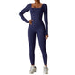 Long-sleeved fitness sports quick-drying jumpsuits