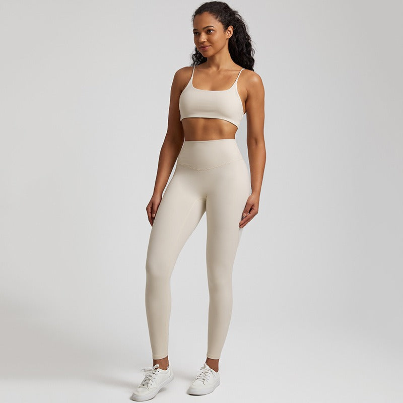 Tight butt lift running suit set