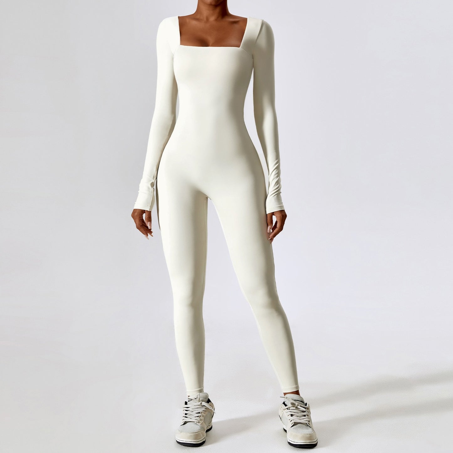 Long-sleeved fitness sports quick-drying jumpsuits