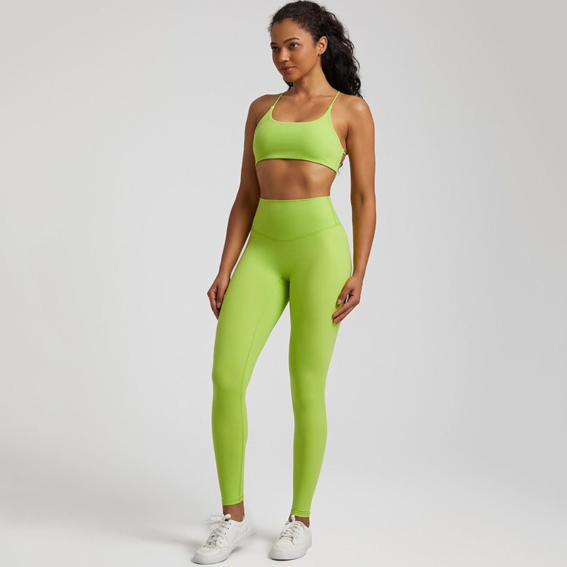 Tight butt lift running suit set