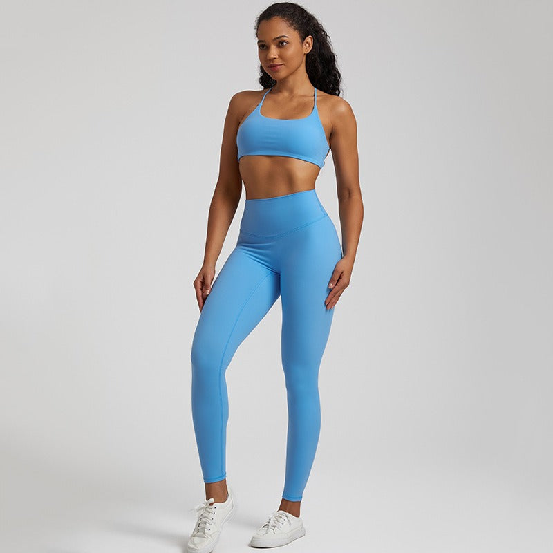 Tight butt lift running suit set