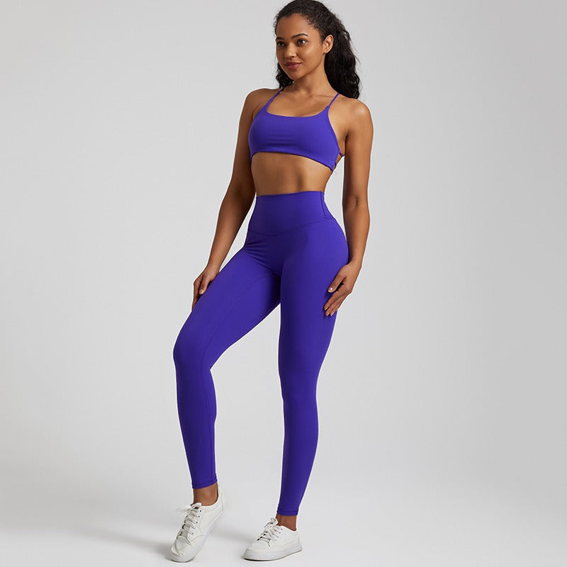 Tight butt lift running suit set