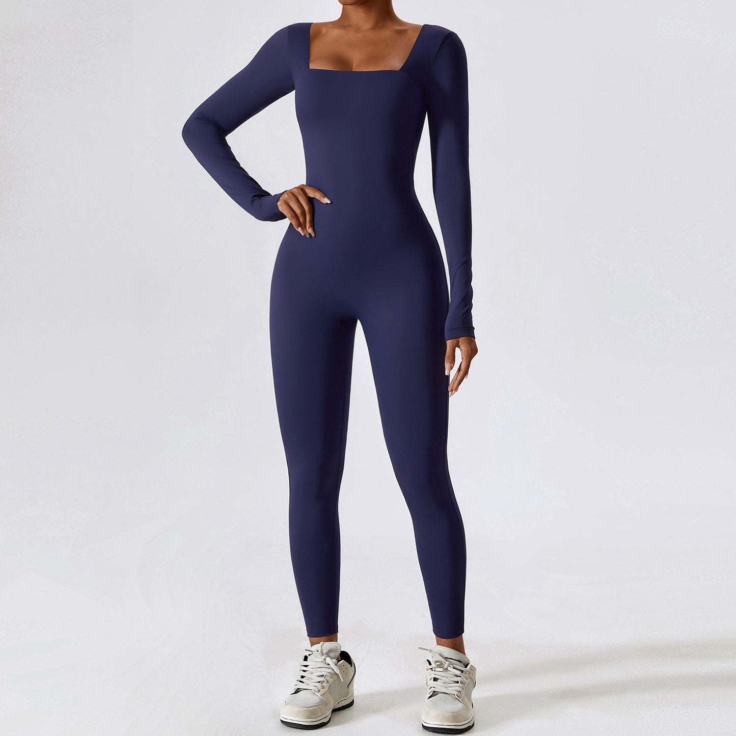 Long-sleeved fitness sports quick-drying jumpsuits